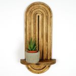 Casa si Gradina - Mobilier - Biblioteci si rafturi - Rafturi - Raft de perete, Hanah Home, placaj, nuc, 40x20x9 cm, 792EVL9070 - Infinity.ro