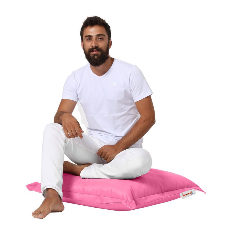 Casa si Gradina - Gradina si terasa - Mobilier exterior - Perne decorative exterior - Perna decorativa de gradina, Hanah Home, roz, 70x70 cm, poliester, impermeabila - Infinity.ro