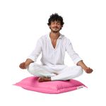 Casa si Gradina - Gradina si terasa - Mobilier exterior - Perne decorative exterior - Perna decorativa de gradina, Hanah Home, roz, 70x70 cm, poliester, impermeabila - Infinity.ro