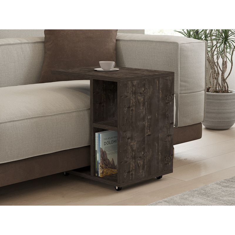 Casa si Gradina - Mobilier - Mese si birouri - Masute de cafea - Masuta de cafea, Hanah Home, pal melaminat, antracit, 45x35x50 cm - Infinity.ro
