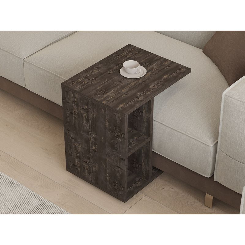 Casa si Gradina - Mobilier - Mese si birouri - Masute de cafea - Masuta de cafea, Hanah Home, pal melaminat, antracit, 45x35x50 cm - Infinity.ro