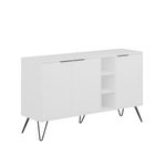 Casa si Gradina - Mobilier - Comode si corpuri - Console - Consola, Hanah Home, pal melaminat, alb, 142x35.6x83 cm - Infinity.ro