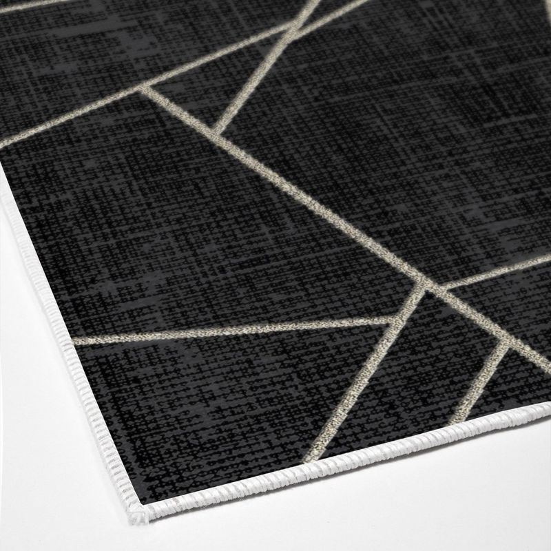 Casa si Gradina - Textile si covoare - Covoare - Covoare casa - Covor, Conceptum Hypnose, negru, 120x180 cm, 100% poliester, antiderapant, lavabil la masina, 955ANR2618 - Infinity.ro