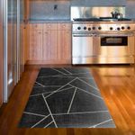 Casa si Gradina - Textile si covoare - Covoare - Covoare casa - Covor, Conceptum Hypnose, negru, 120x180 cm, 100% poliester, antiderapant, lavabil la masina, 955ANR2618 - Infinity.ro