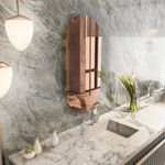 Casa si Gradina - Mobilier - Mobilier baie - Oglinzi baie - Oglinda baie, Hanah Home, mdf, bronz si auriu, 45x85x2.2 cm - Infinity.ro