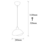 Casa si Gradina - Corpuri si surse de iluminat - Lustre si pendule - Lustra, Opviq, metal, negru, 28x15x112 cm - Infinity.ro