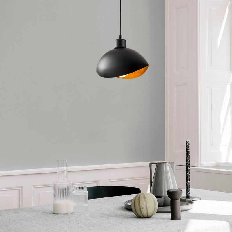 Casa si Gradina - Corpuri si surse de iluminat - Lustre si pendule - Lustra, Opviq, metal, negru, 28x15x112 cm - Infinity.ro