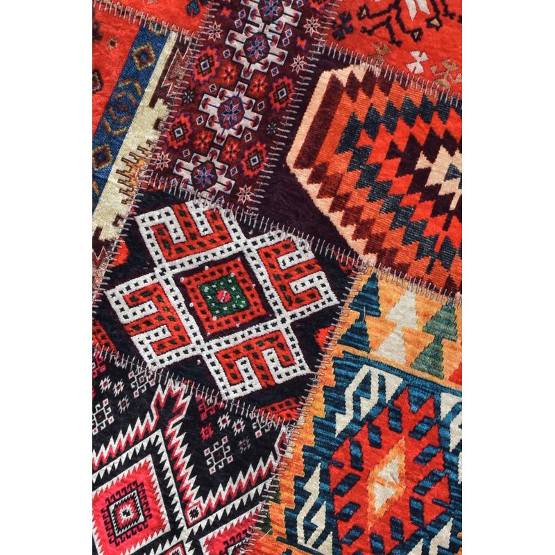 Casa si Gradina - Textile si covoare - Covoare - Covoare casa - Covor de hol, Conceptum Hypnose, multicolor, 80x300 cm, 100% poliester, antiderapant, 882CHL3124 - Infinity.ro