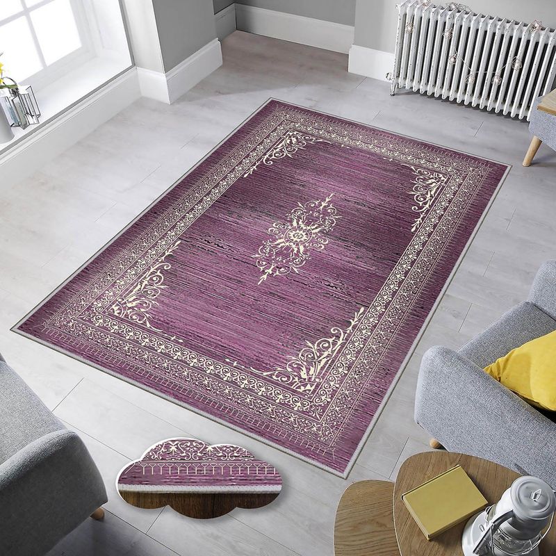Casa si Gradina - Textile si covoare - Covoare - Covorase intrare - Covoras de intrare, Conceptum Hypnose, multicolor, 80x200 cm, 100% poliester, antiderapant, 369HFT1356 - Infinity.ro