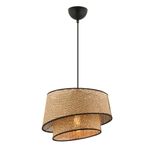 Casa si Gradina - Corpuri si surse de iluminat - Lustre si pendule - Candelabru, Opviq, corp metalic, bej si negru, 32x32 cm, inaltime 65 cm - Infinity.ro