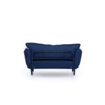 Casa si Gradina - Mobilier - Canapele si coltare - Canapele - Canapea extensibila, Hanah Home, stofa in, albastru marin, 200x70 cm - Infinity.ro