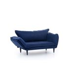 Casa si Gradina - Mobilier - Canapele si coltare - Canapele - Canapea extensibila, Hanah Home, stofa in, albastru marin, 200x70 cm - Infinity.ro