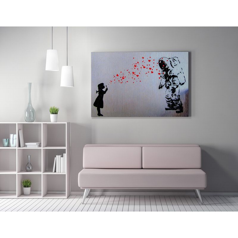 Casa si Gradina - Decoratiuni - Tablouri - Tablou decorativ pe panza, Wallxpert, multicolor, 50x70 cm, 50% bumbac 50% poliester, rama lemn, 966BRS1109 - Infinity.ro