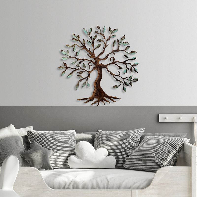 Casa si Gradina - Decoratiuni - Decoratiuni perete - Accesoriu decorativ de perete, Wallxpert, metal, multicolor, 60x60 cm, 891TNL2427 - Infinity.ro
