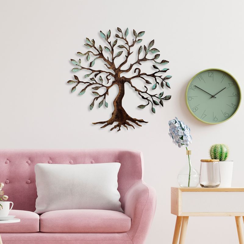 Casa si Gradina - Decoratiuni - Decoratiuni perete - Accesoriu decorativ de perete, Wallxpert, metal, multicolor, 60x60 cm, 891TNL2427 - Infinity.ro