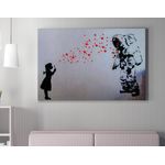 Casa si Gradina - Decoratiuni - Tablouri - Tablou decorativ pe panza, Wallxpert, multicolor, 50x70 cm, 50% bumbac 50% poliester, rama lemn, 966BRS1109 - Infinity.ro