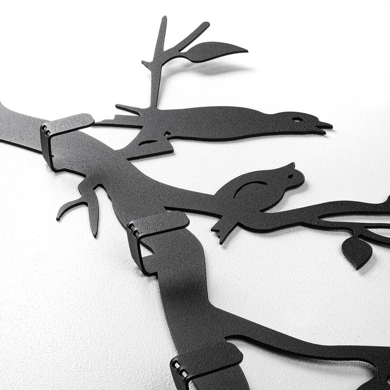 Casa si Gradina - Mobilier - Organizare si depozitare - Cuiere - Cuiere de perete, Wallxpert, metal, negru, 67x27x2 cm - Infinity.ro