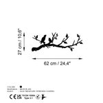 Casa si Gradina - Mobilier - Organizare si depozitare - Cuiere - Cuiere de perete, Wallxpert, metal, negru, 67x27x2 cm - Infinity.ro