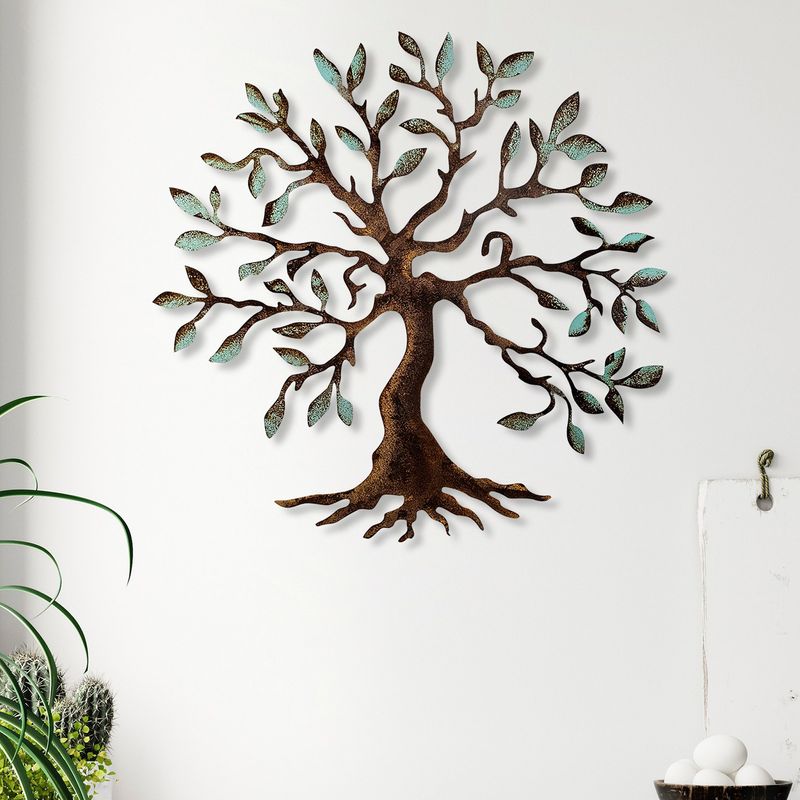 Casa si Gradina - Decoratiuni - Decoratiuni perete - Accesoriu decorativ de perete, Wallxpert, metal, multicolor, 60x60 cm, 891TNL2427 - Infinity.ro