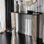 Casa si Gradina - Mobilier - Comode si corpuri - Comode - Comoda, Hanah Home, pal melaminat, bronz, 105x34x80 cm, 552NOS2484 - Infinity.ro