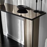 Casa si Gradina - Mobilier - Comode si corpuri - Comode - Comoda, Hanah Home, pal melaminat, bronz, 105x34x80 cm, 552NOS2484 - Infinity.ro