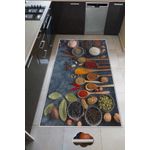 Casa si Gradina - Textile si covoare - Covoare - Covoare casa - Covor, Conceptum Hypnose, multicolor, 80x50 cm, 100% poliester, antiderapant, 476HFT1284 - Infinity.ro
