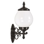 Casa si Gradina - Corpuri si surse de iluminat - Iluminat exterior - Felinare - Lampa de perete exterior, Opviq, abs, negru alb, 30x25 cm, ip65 - Infinity.ro
