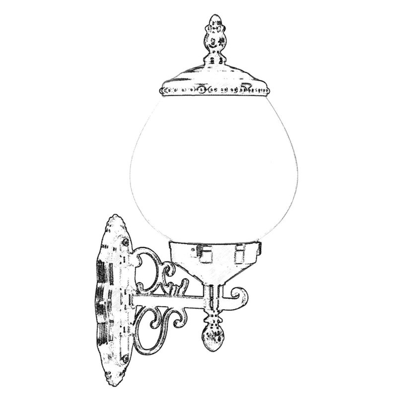 Casa si Gradina - Corpuri si surse de iluminat - Iluminat exterior - Felinare - Lampa de perete exterior, Opviq, abs, negru alb, 30x25 cm, ip65 - Infinity.ro