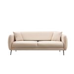 Casa si Gradina - Mobilier - Canapele si coltare - Canapele - Canapea extensibila 3 locuri, Hanah Home, lemn fag si PAL, bej, 214x98x85 cm - Infinity.ro