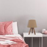 Casa si Gradina - Corpuri si surse de iluminat - Veioze si lampi - Veioze - Veioza, Opviq, fag si pvc, maro nuc, 22x33 cm - Infinity.ro