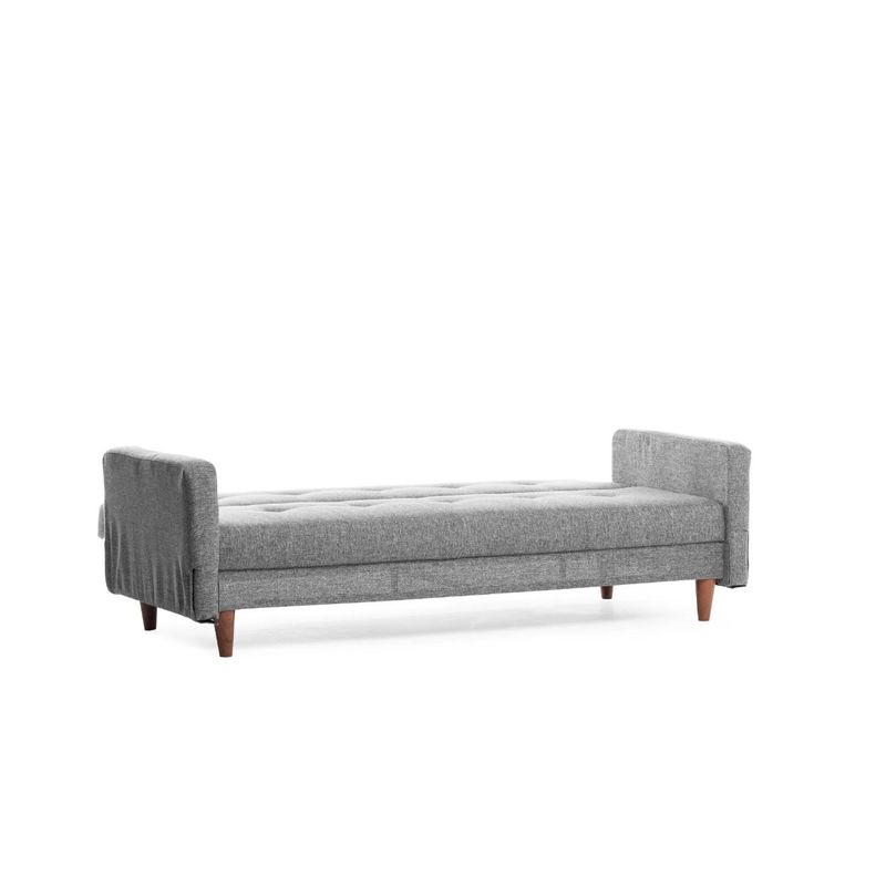 Casa si Gradina - Mobilier - Canapele si coltare - Canapele - Canapea extensibila, Atelier Del Sofa, metal, gri deschis, 200x83x55 cm - Infinity.ro