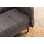Casa si Gradina - Mobilier - Canapele si coltare - Canapele - Canapea extensibila, Atelier Del Sofa, metal, gri deschis, 200x83x55 cm - Infinity.ro