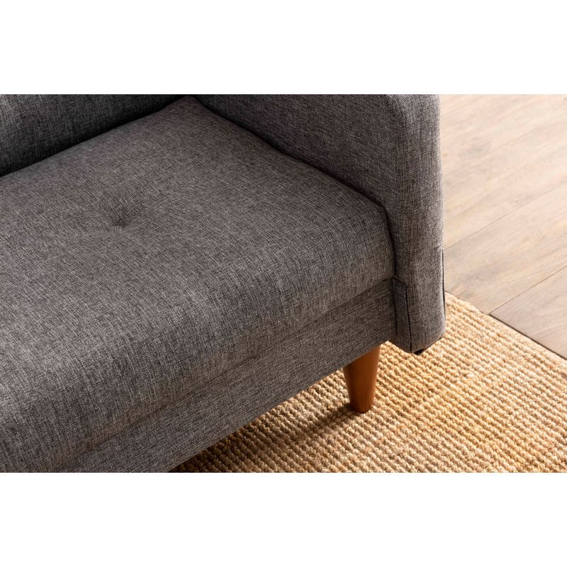 Casa si Gradina - Mobilier - Canapele si coltare - Canapele - Canapea extensibila, Atelier Del Sofa, metal, gri deschis, 200x83x55 cm - Infinity.ro