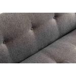Casa si Gradina - Mobilier - Canapele si coltare - Canapele - Canapea extensibila, Atelier Del Sofa, metal, gri deschis, 200x83x55 cm - Infinity.ro