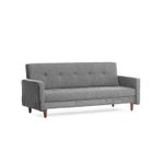 Casa si Gradina - Mobilier - Canapele si coltare - Canapele - Canapea extensibila, Atelier Del Sofa, metal, gri deschis, 200x83x55 cm - Infinity.ro
