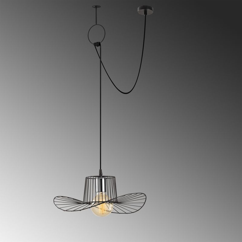 Casa si Gradina - Corpuri si surse de iluminat - Lustre si pendule - Candelabru, Opviq, metal, negru, 98x38 cm - Infinity.ro