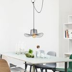Casa si Gradina - Corpuri si surse de iluminat - Lustre si pendule - Candelabru, Opviq, metal, negru, 98x38 cm - Infinity.ro