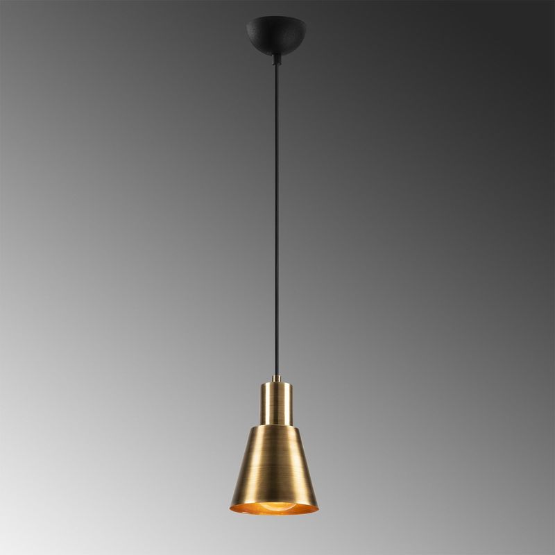 Casa si Gradina - Corpuri si surse de iluminat - Lustre si pendule - Candelabru, Opviq, metal, auriu negru, diametru 14 cm, inaltime 114 cm - Infinity.ro