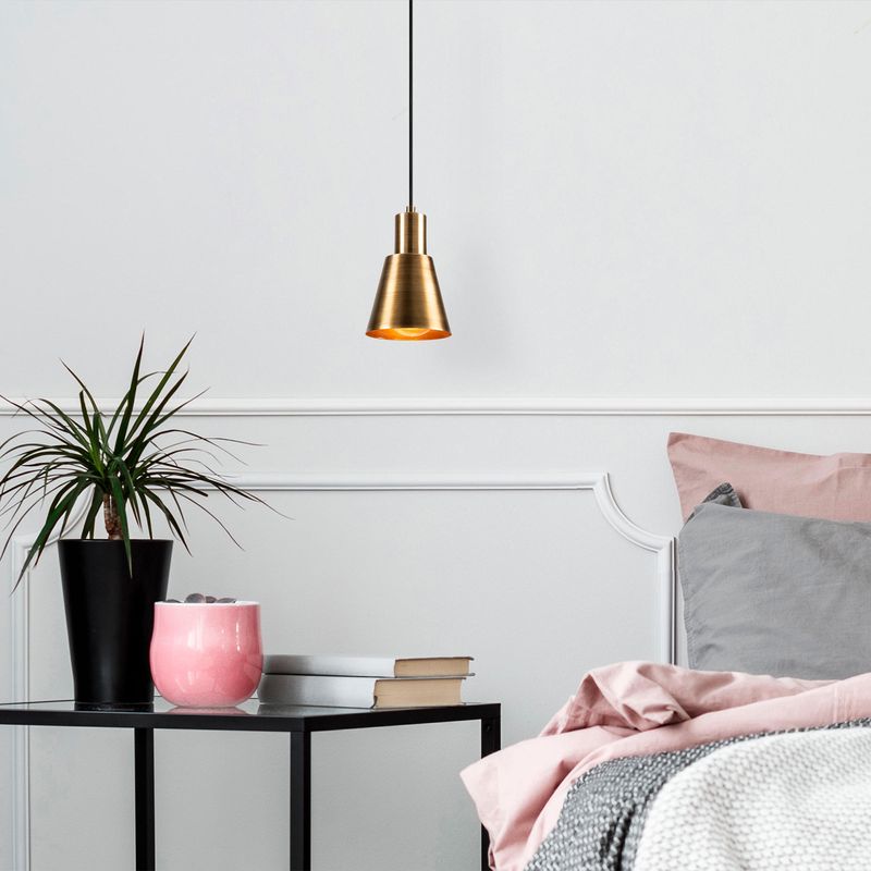 Casa si Gradina - Corpuri si surse de iluminat - Lustre si pendule - Candelabru, Opviq, metal, auriu negru, diametru 14 cm, inaltime 114 cm - Infinity.ro