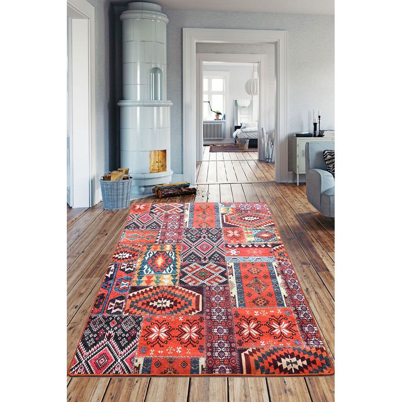 Casa si Gradina - Textile si covoare - Covoare - Covorase intrare - Covoras de intrare, Conceptum Hypnose, multicolor, 100x300 cm, 100% poliester, antiderapant, 882CHL1222 - Infinity.ro