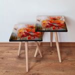 Casa si Gradina - Mobilier - Mese si birouri - Masute de cafea - Set masute de cafea, Hanah Home, mdf, multicolor, 35x47x35 cm, 35x42x35 cm, 481LNA2542 - Infinity.ro
