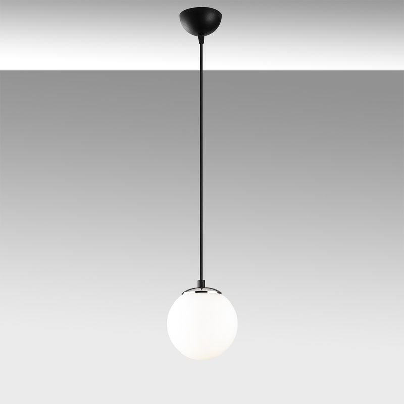 Casa si Gradina - Corpuri si surse de iluminat - Lustre si pendule - Lustra, Opviq, fier, negru alb, 15x111 cm - Infinity.ro