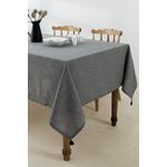 Casa si Gradina - Textile si covoare - Textile bucatarie - Fete de masa - Fata de masa, Hermia, negru, 150x220 cm, 65% bumbac, 35% poliester - Infinity.ro