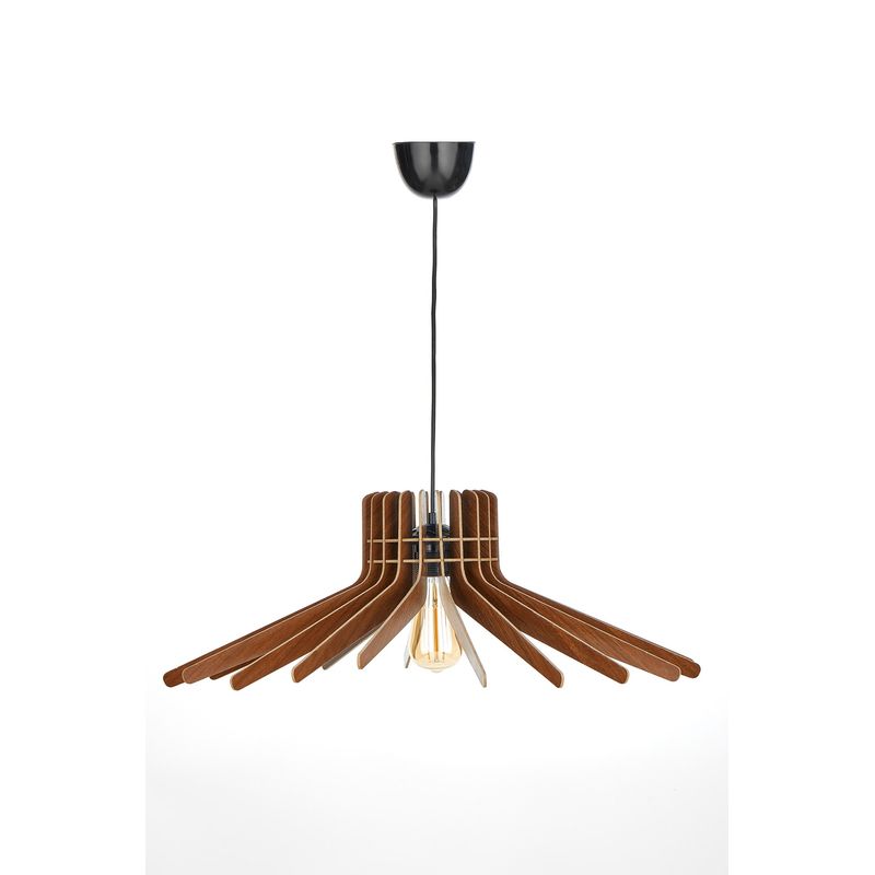 Casa si Gradina - Corpuri si surse de iluminat - Lustre si pendule - Candelabru, Opviq, mdf, nuc, 59x20x65 cm - Infinity.ro