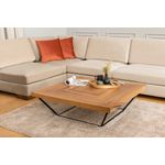 Casa si Gradina - Mobilier - Canapele si coltare - Coltare - Coltar, Hanah Home, lemn fag si pal, bej, 193x313x97 cm - Infinity.ro