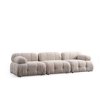Casa si Gradina - Mobilier - Canapele si coltare - Canapele - Canapea 3 locuri, Atelier Del Sofa, lemn fag si pal, crem, 290x95x75 cm - Infinity.ro