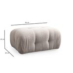Casa si Gradina - Mobilier - Canapele si coltare - Canapele - Canapea 3 locuri, Atelier Del Sofa, lemn fag si pal, crem, 290x95x75 cm - Infinity.ro
