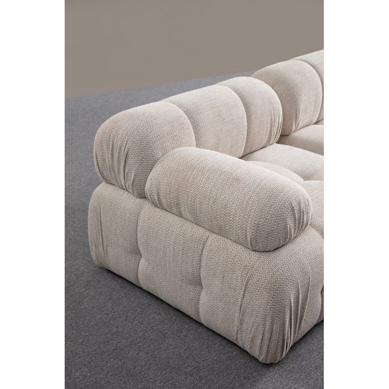 Casa si Gradina - Mobilier - Canapele si coltare - Canapele - Canapea 3 locuri, Atelier Del Sofa, lemn fag si pal, crem, 290x95x75 cm - Infinity.ro