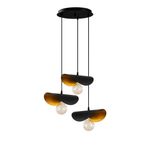 Casa si Gradina - Corpuri si surse de iluminat - Lustre si pendule - Lustra, Opviq, fier, negru auriu, 45x106 cm - Infinity.ro