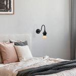 Casa si Gradina - Corpuri si surse de iluminat - Plafoniere, aplice si spoturi - Aplica, Opviq, metal, negru, 10x31 cm - Infinity.ro